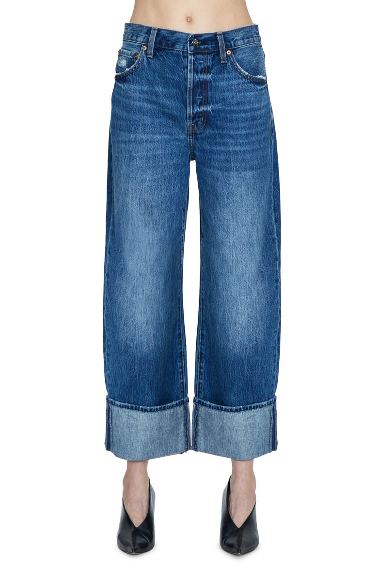 Ryder High Waist Straight Leg Jeans, Main, color, FULTON