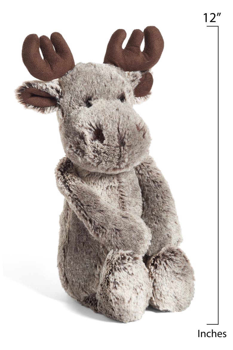 'Woodland Babe Moose' Stuffed Animal, Alternate, color, BROWN