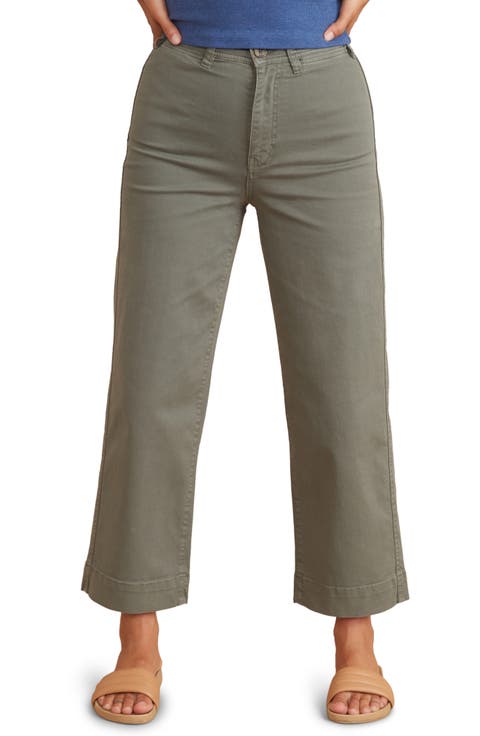 Bridget Cotton Blend Ankle Pants
