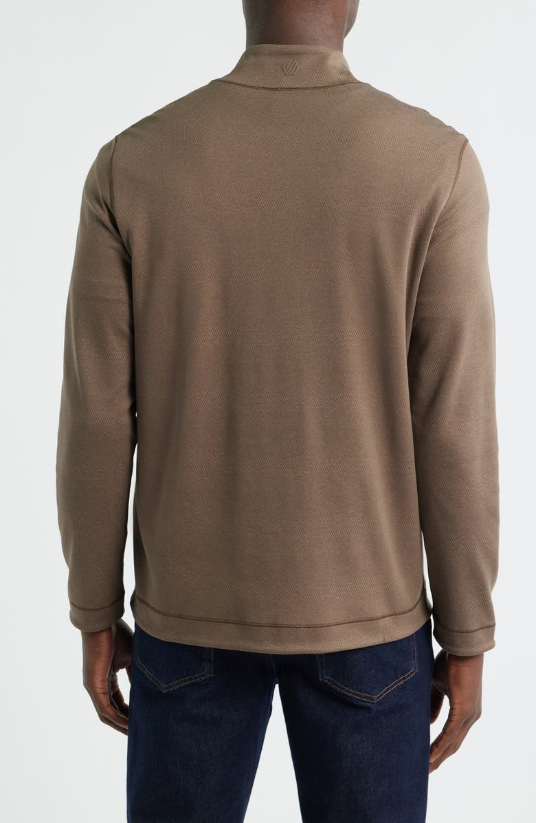 Johnston & Murphy XC4<sup>®</sup> Reversible Performance Zip Jacket, Alternate, color, Brown/ Rust