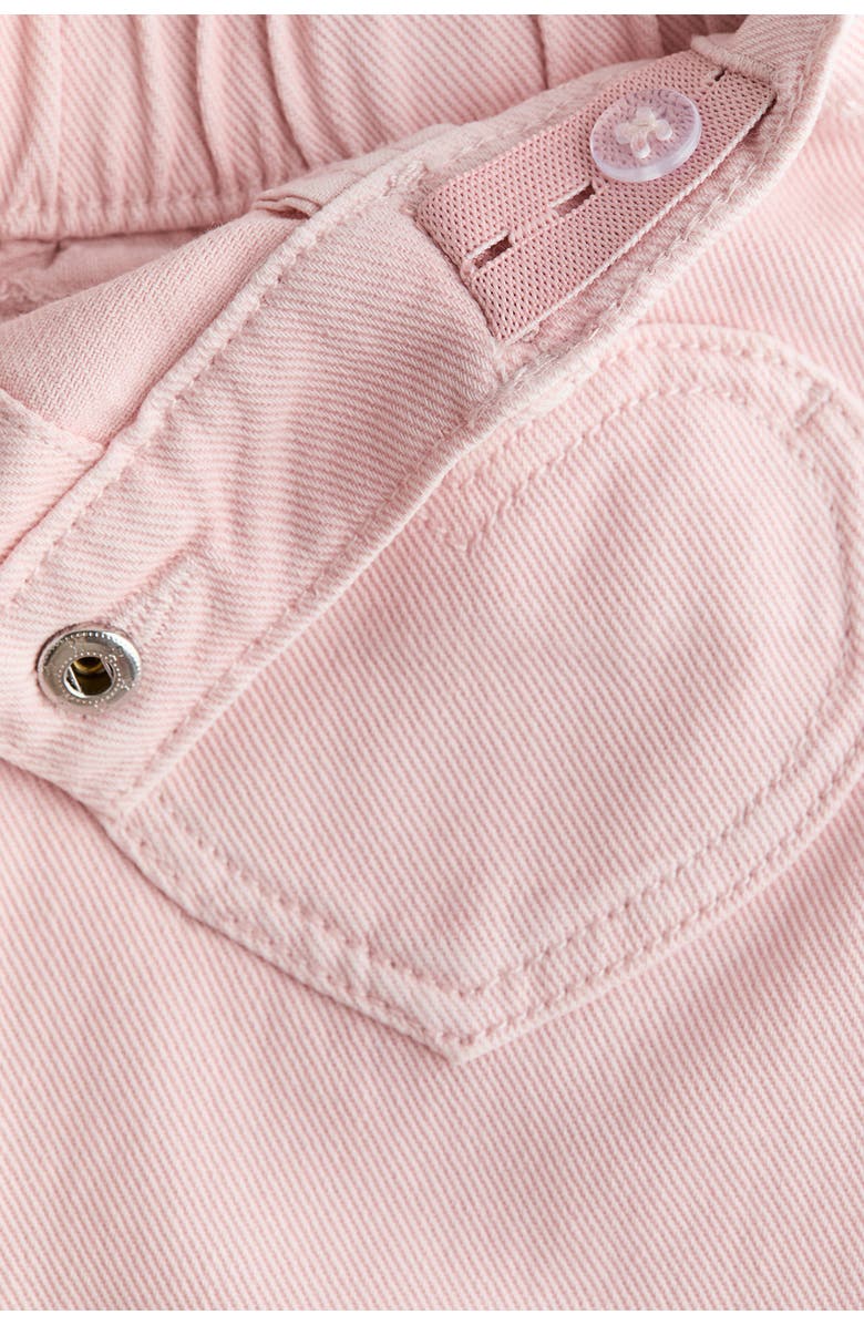 H&M A-line Denim Skirt, Alternate, color, Light Pink