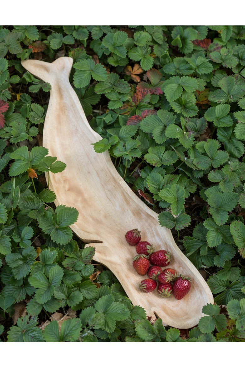 Kiln Mango Wood Whale Dish, Alternate, color, Mango