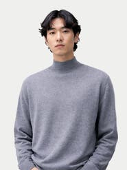 Gobi Cashmere Timeless Mock Neck Cashmere Sweater