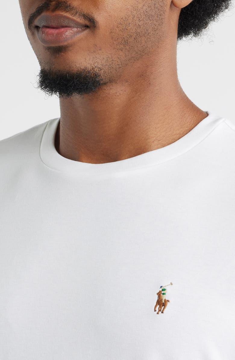 Polo Ralph Lauren Soft Touch Long Sleeve T-Shirt, Alternate, color, White