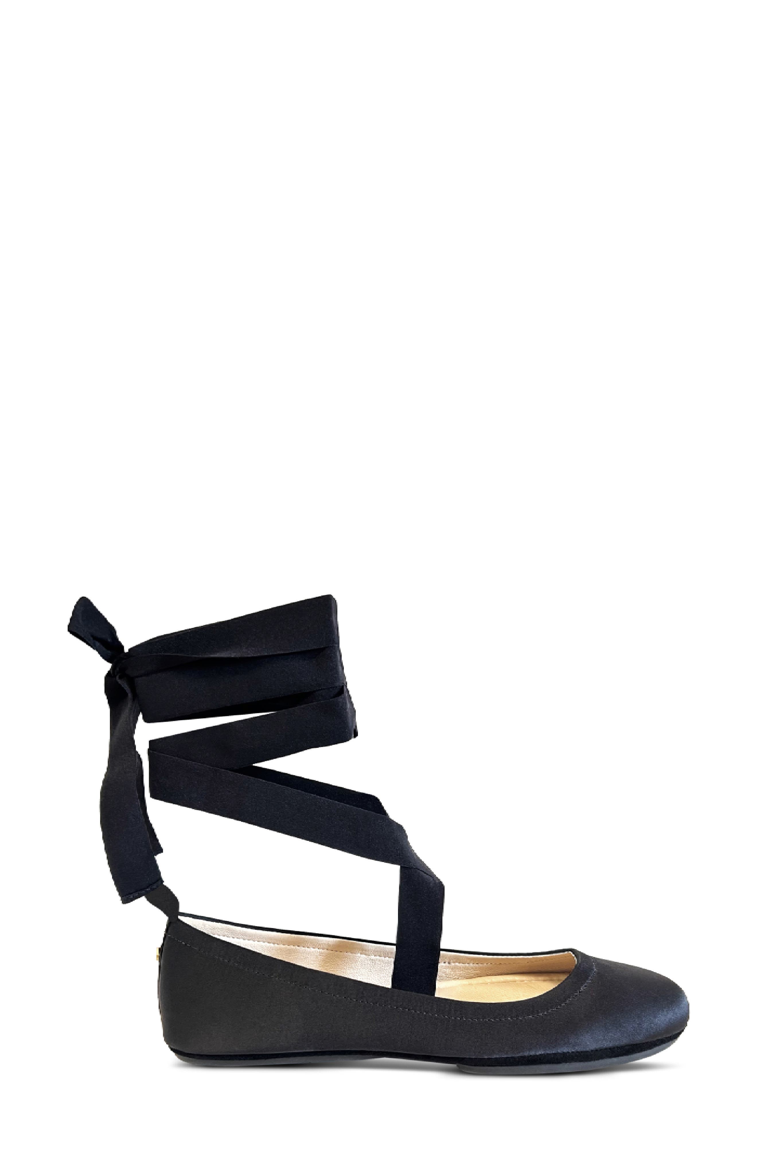 Yosi Samra Simone Ankle Strap Foldable Flat, Alternate, color, 