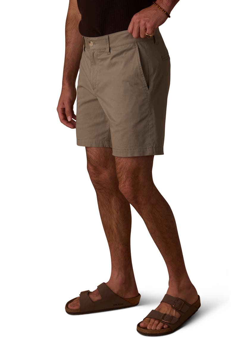 Stretch Cotton Chino Shorts, Alternate, color, MOSS