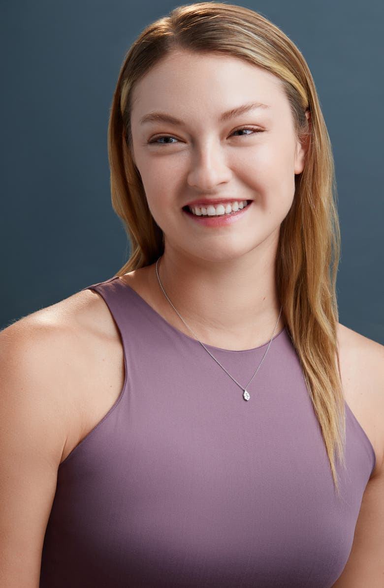 Bony Levy Mika Diamond Cluster Pendant Necklace, Alternate, color, 18K White Gold