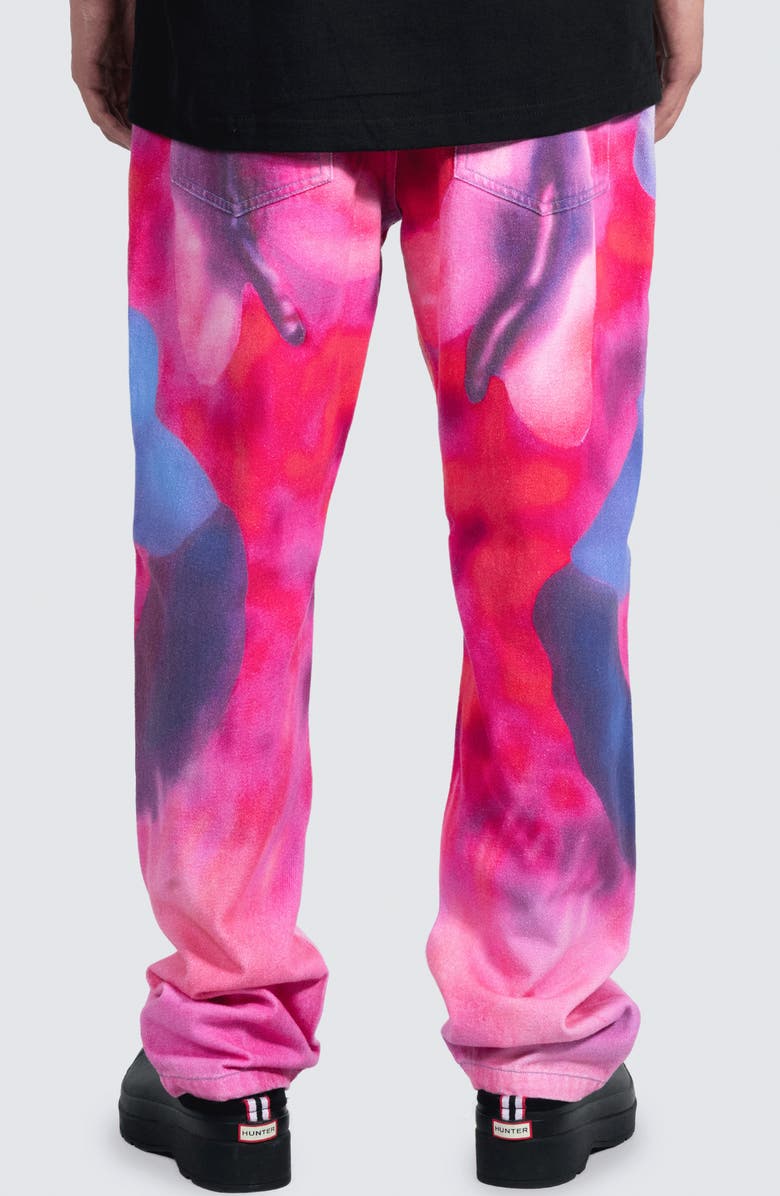 PLEASURES Interaction Bull Denim Jeans, Alternate, color,