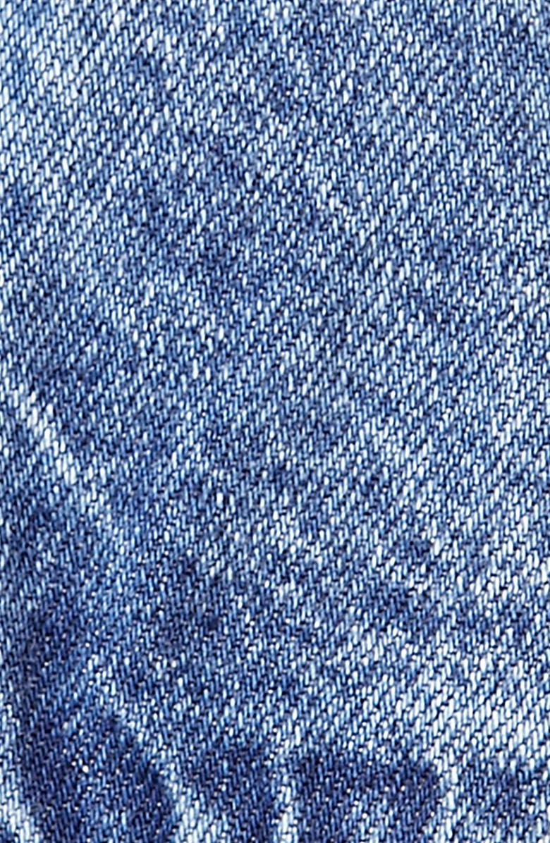 Free People Untamed Denim Crop Vest, Alternate, color,