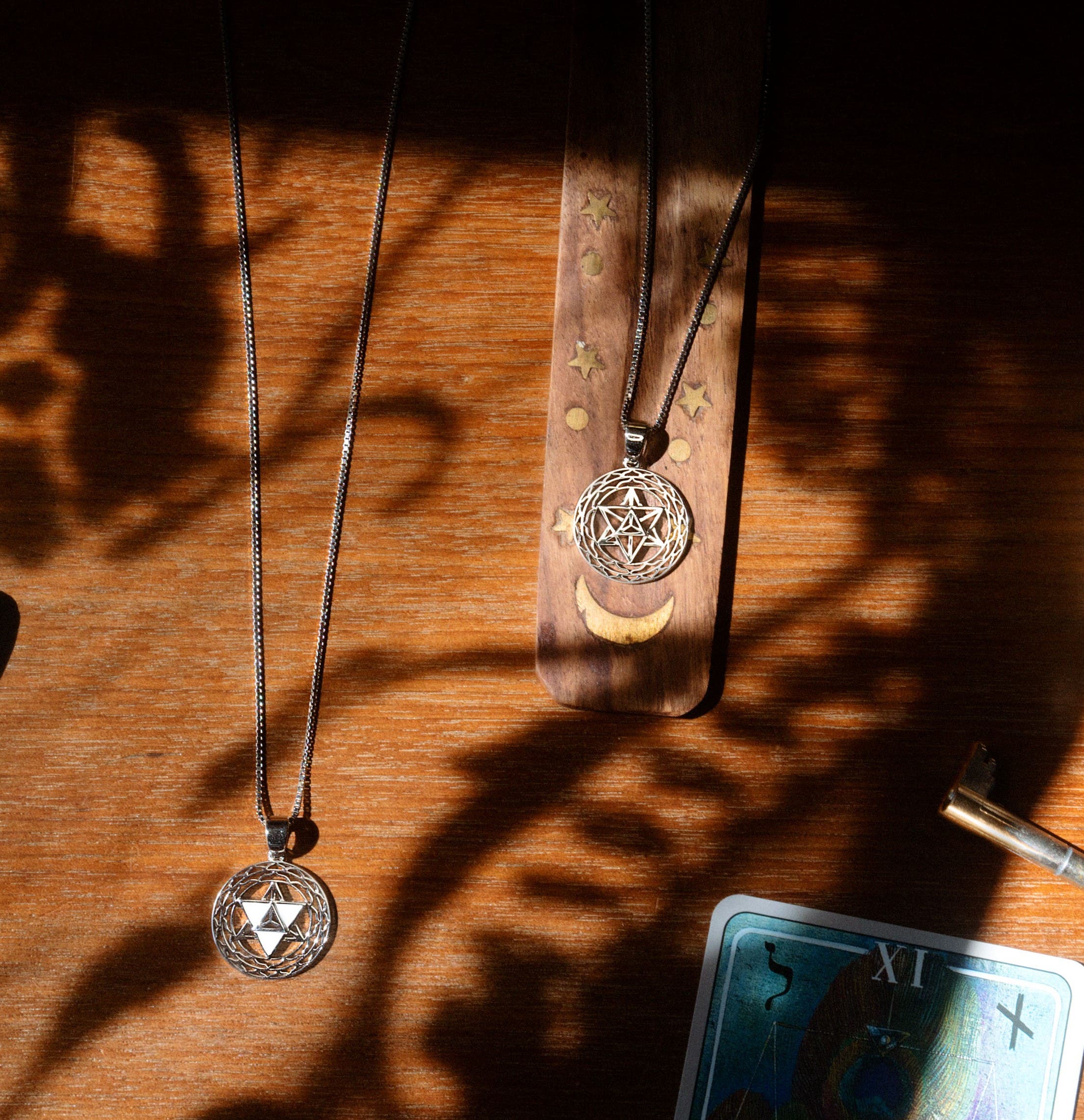 Seven Saints Merkaba Star Light Body Activation Necklace (Women ...
