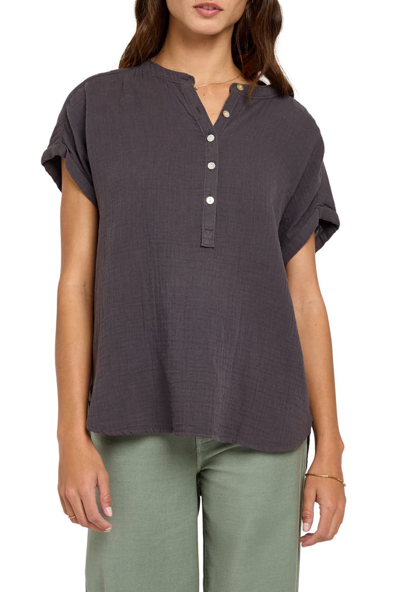 Dream Desmond Organic Cotton Top, Main, color, WASHED BLACK