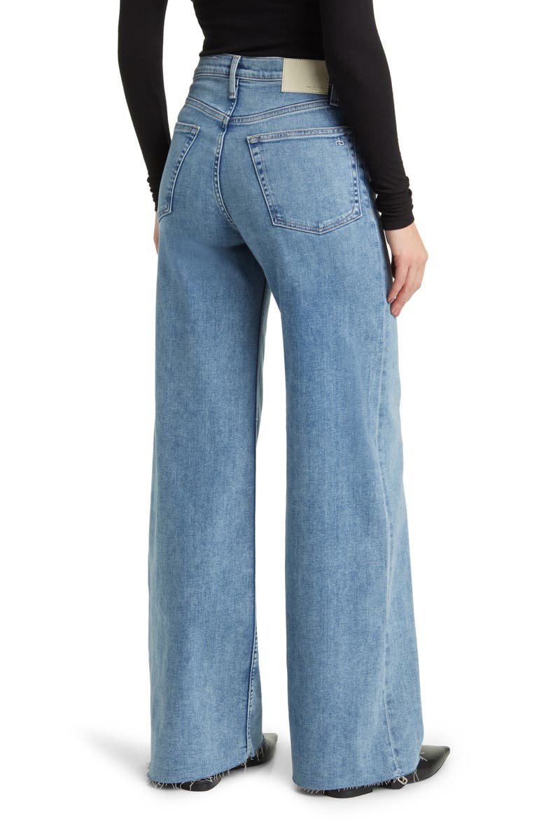Flexi Sofie Full Length High Rise Wide Leg Jeans, Alternate, color, WHITNEY