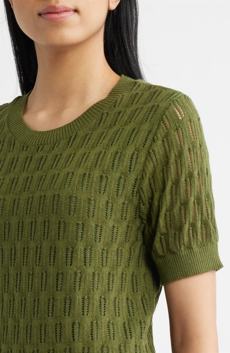 CITY BLUES Midi Sweater Dress, Alternate, color, Pine