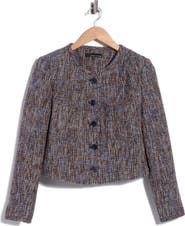 Amanda & Chelsea Bouclé Tweed Jacket