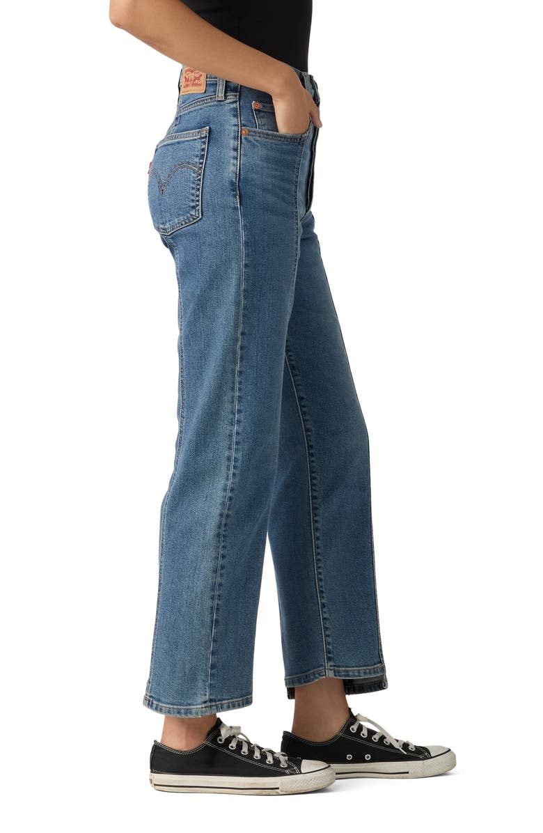 Levi's Ribcage Seamed High Waist Ankle Straight Leg Jeans, Alternate, color, As It Seams