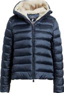 Save The Duck Gretel Faux Shearling Lining Hooded Puffer Jacket