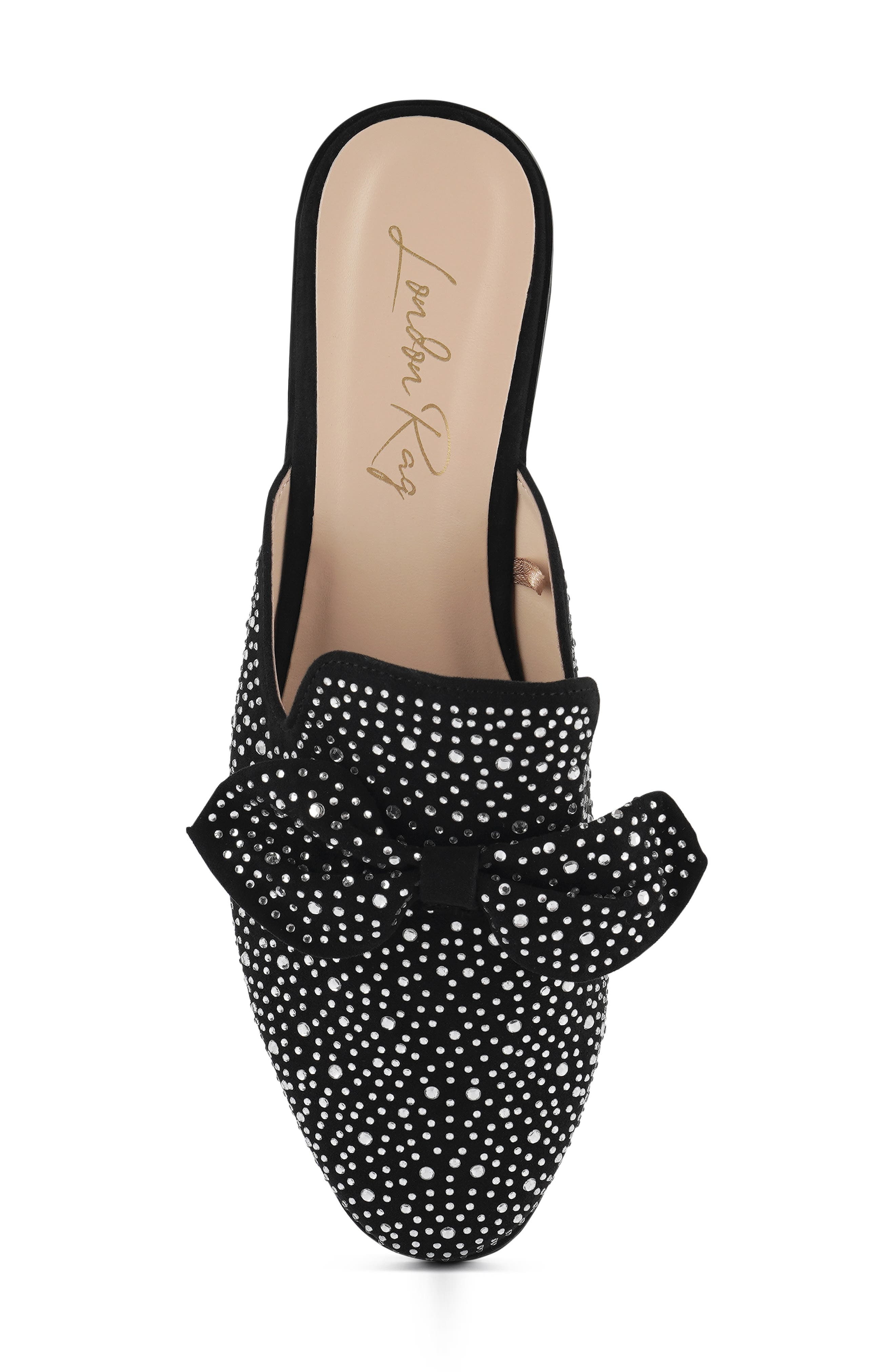 LONDON RAG Whoopie Rhinestone Mule, Alternate, color, 