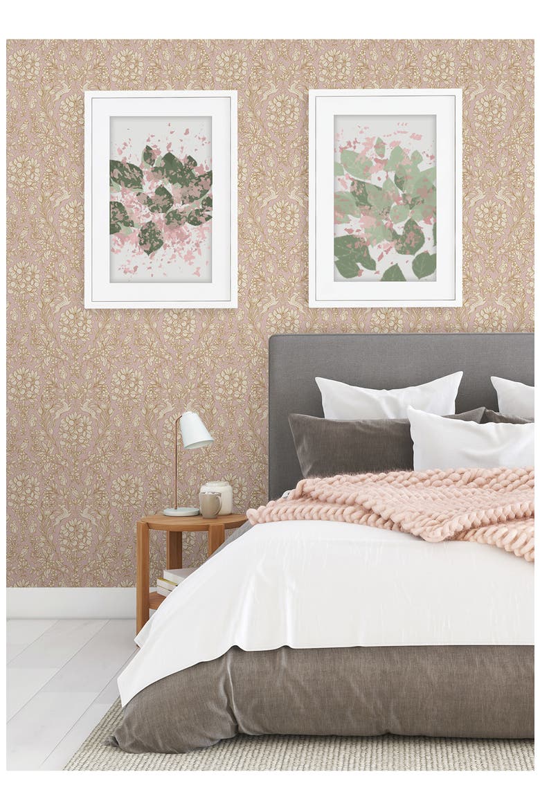 Enchanted Forest Wallpaper, Alternate, color, PASTEL