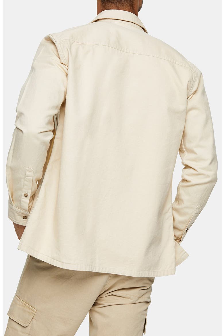 Slim Fit Button-Up Shirt, Alternate, color, CREAM