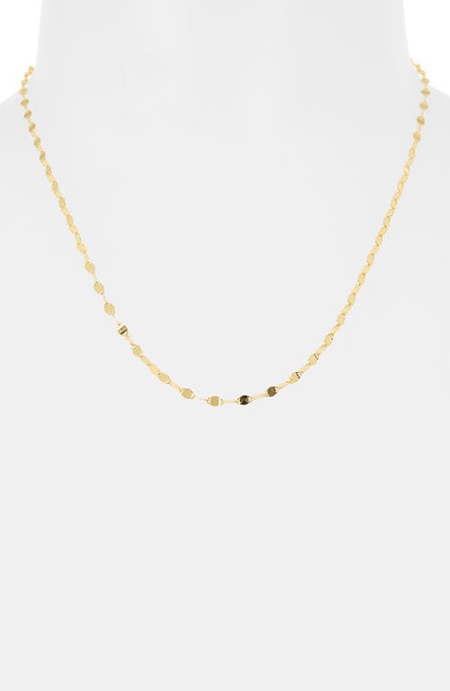 Argento Vivo Disc Chain Necklace In Gold