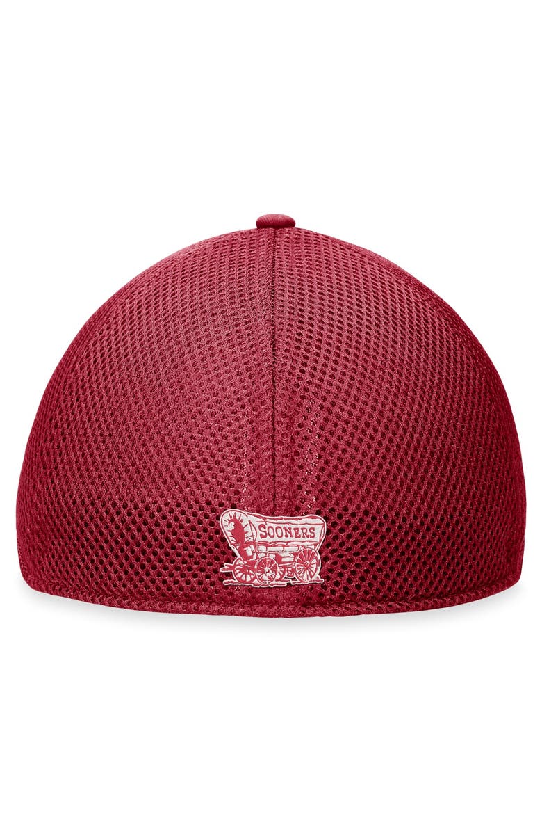 TOP OF THE WORLD Men's Top of the World Crimson Oklahoma Sooners Spacer Flex Hat, Alternate, color, 