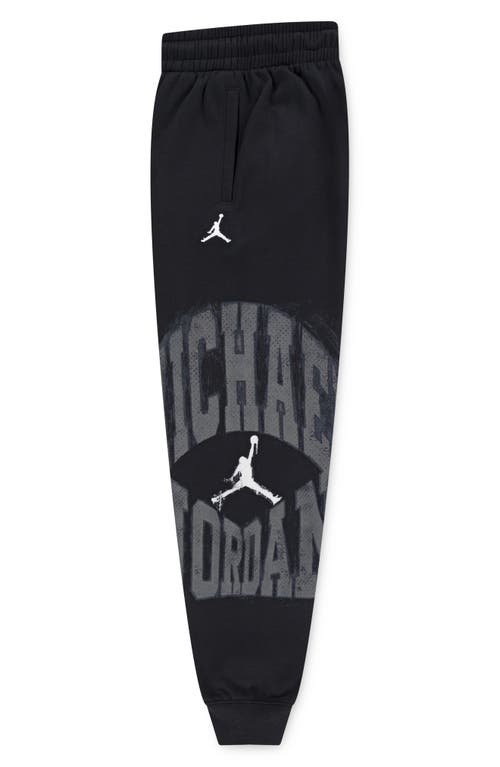 Jordan Big Boys Motion, Versatility And Performance Fleece Pants In Black