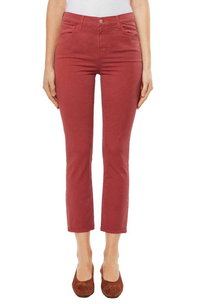 J Brand Ruby High Waist Crop Skinny Jeans, Main, color,