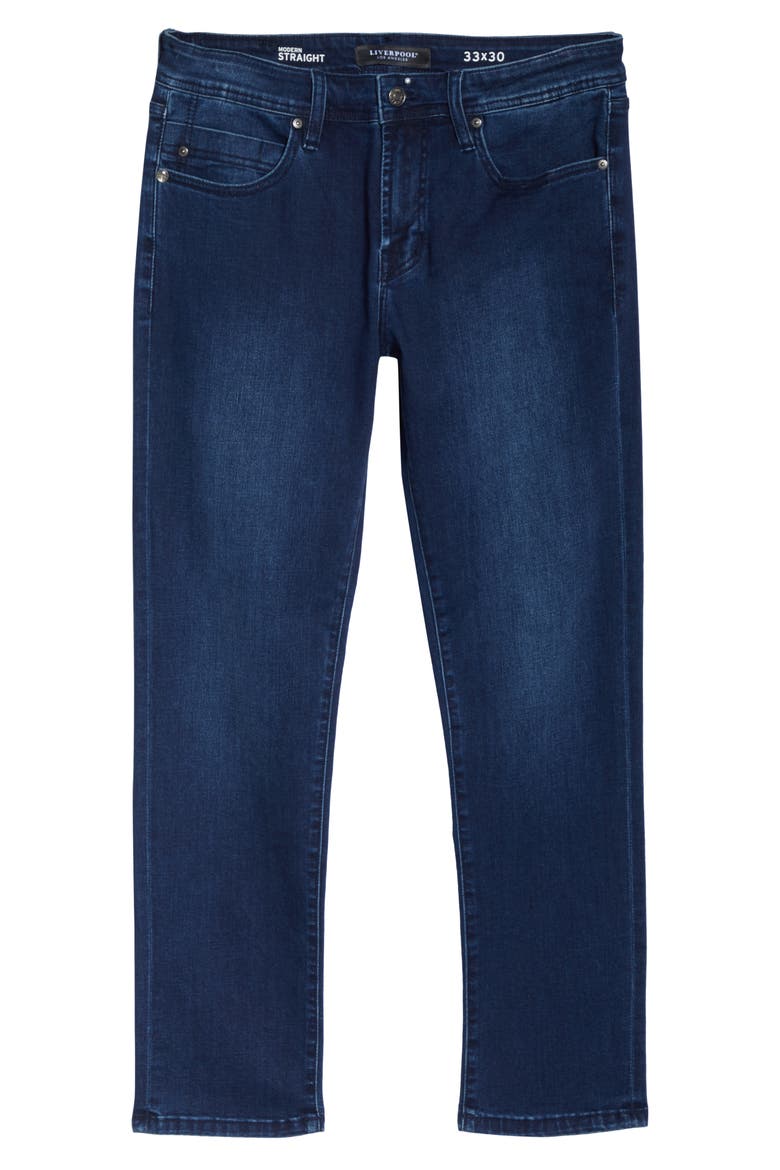 Liverpool Kingston Modern Straight Leg Jeans, Alternate, color, OBERON