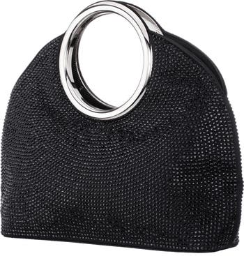 Hannah Crystal Embellished Top Handle Bag