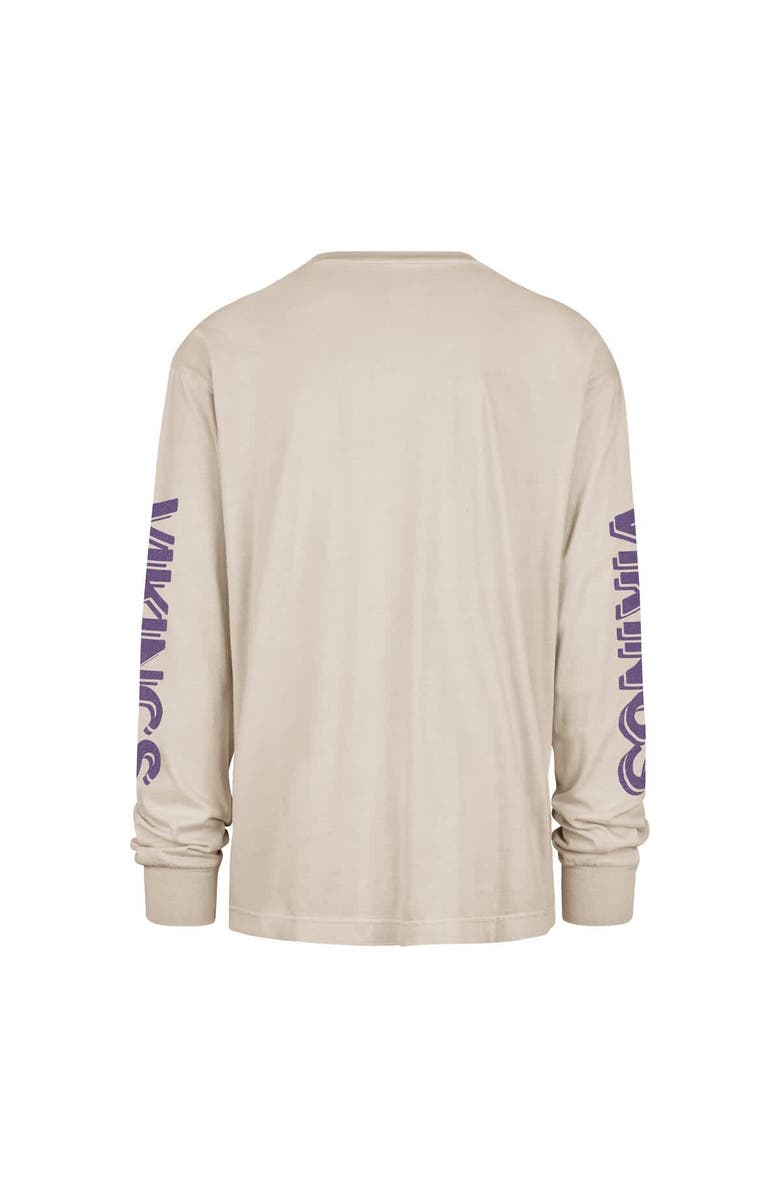 '47 Men's '47 Tan Minnesota Vikings Cairn Ravine Foundation Long Sleeve T-Shirt, Alternate, color, Tan