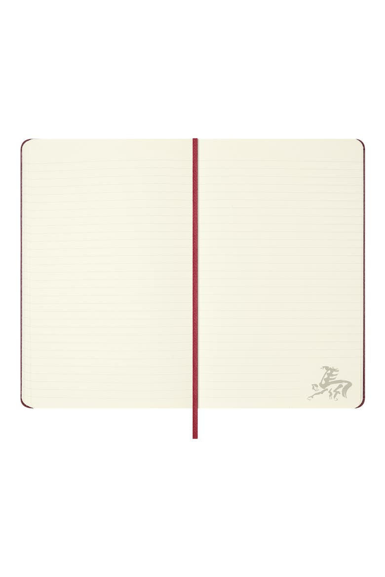 Year of the Fire Horse Notebook, Alternate, color, RED/ GOLD LETTERING