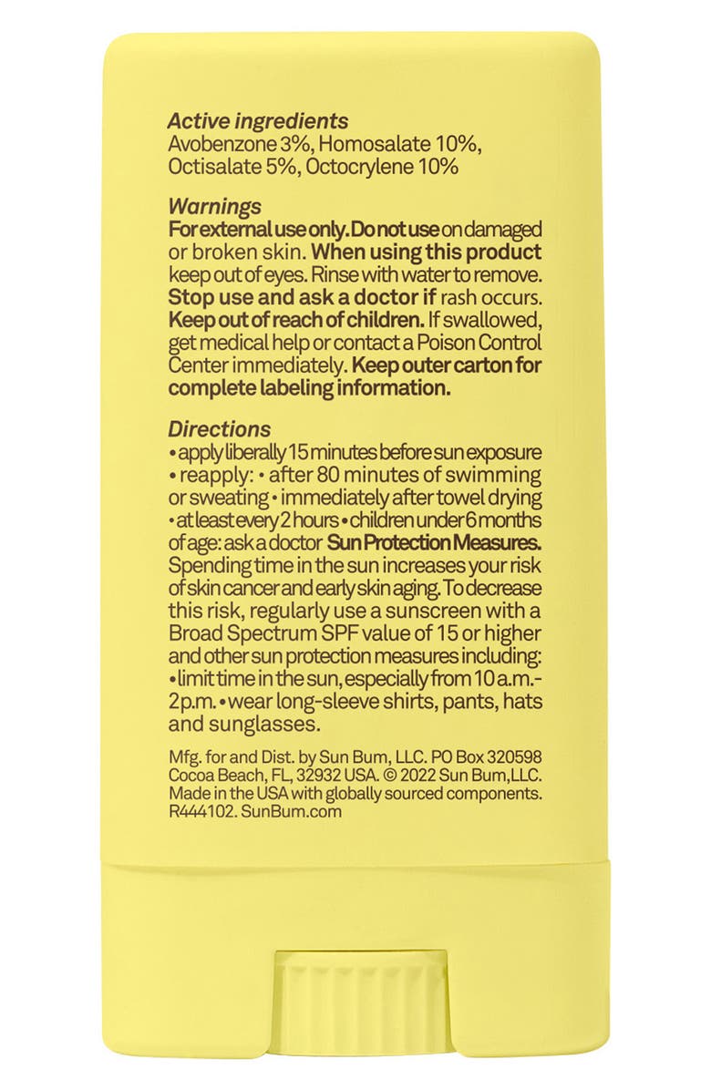 Sun Bum Kids' SPF 50 Clear Sunscreen Face Stick, Alternate, color,