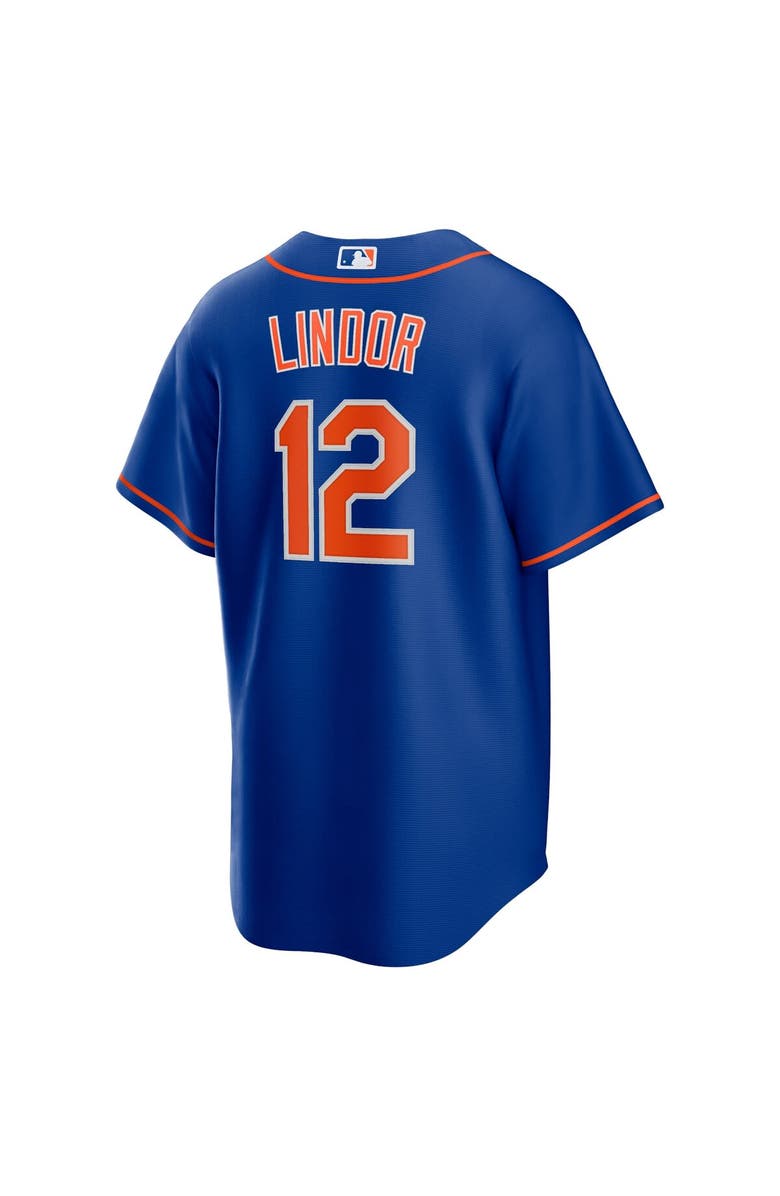 Nike Men's Nike Francisco Lindor Royal New York Mets Alternate Replica Player Jersey, Alternate, color, Royal