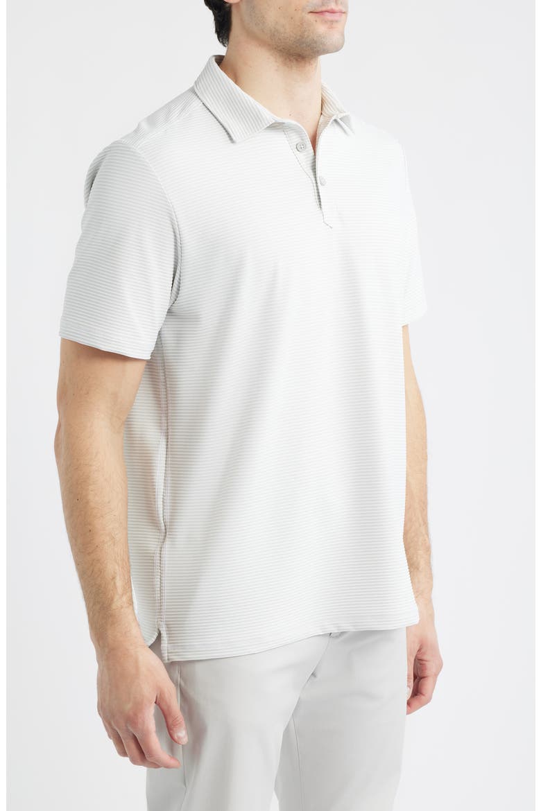 Catch The Wave Stripe IslandZone® Polo, Alternate, color, NEW DAWN
