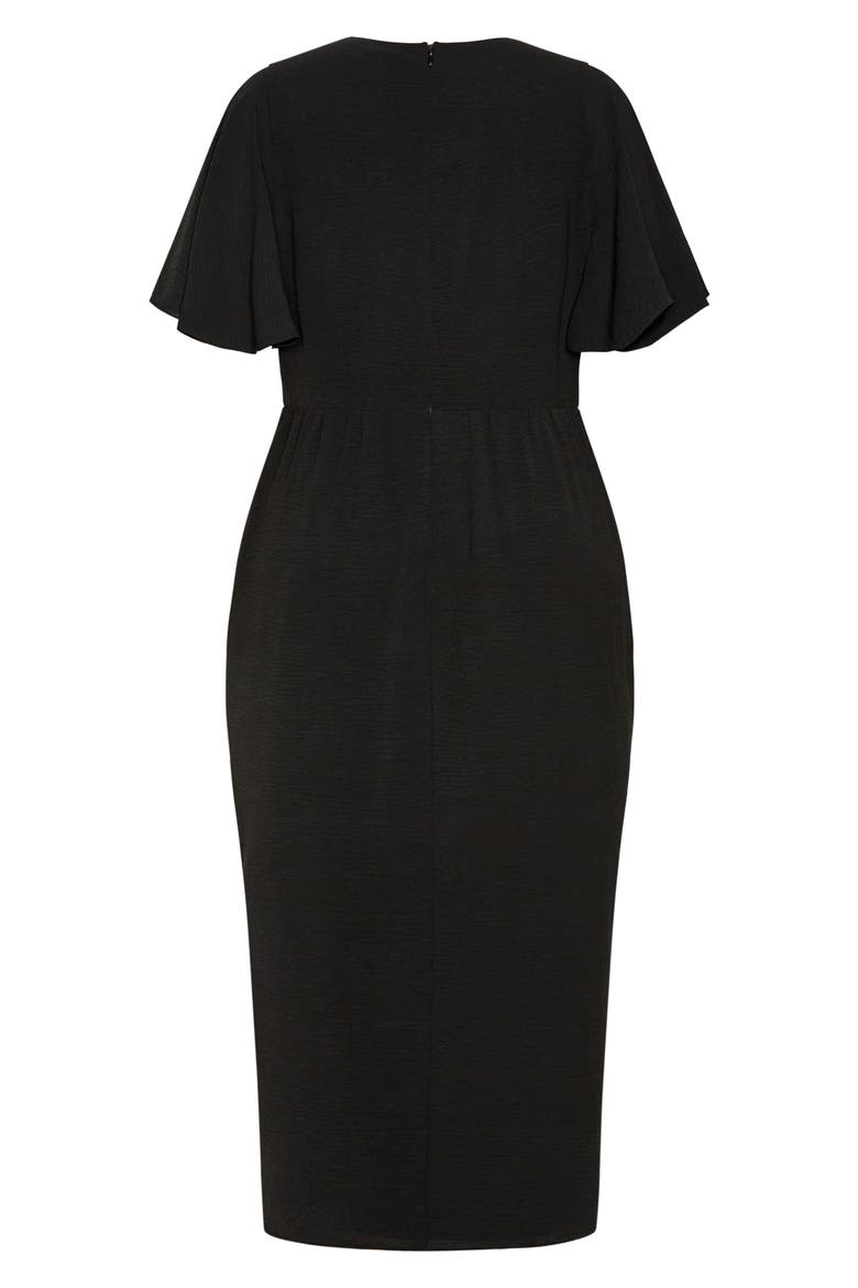 Braelynn High-Low Maxi Dress, Alternate, color, BLACK