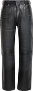 OUR LEGACY Carlson Cut Five-Pocket Leather Jeans