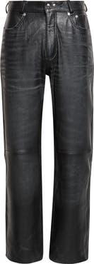 OUR LEGACY Carlson Cut Five-Pocket Leather Jeans