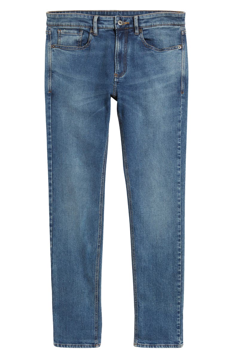 Faherty Slim Straight Leg Organic Cotton Jeans, Alternate, color, 