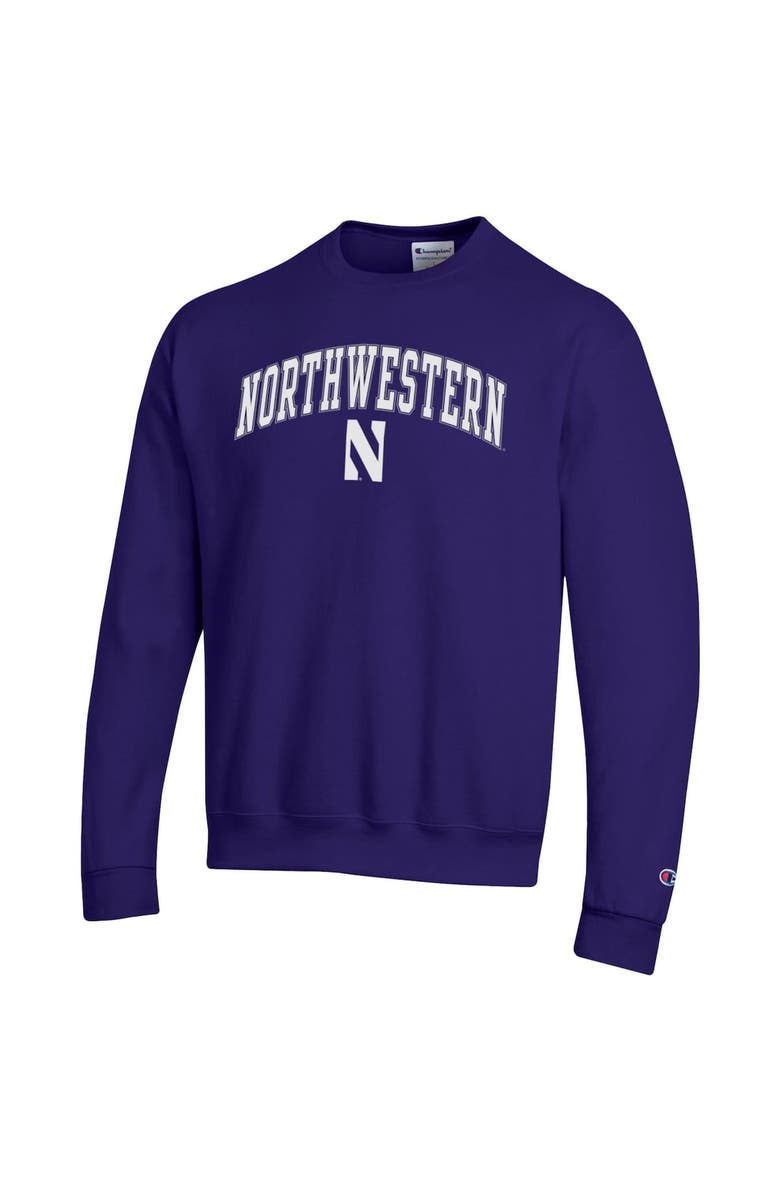 Champion Men's Champion  Purple Northwestern Wildcats Arch Over Logo Pullover Sweatshirt, Alternate, color, Purple
