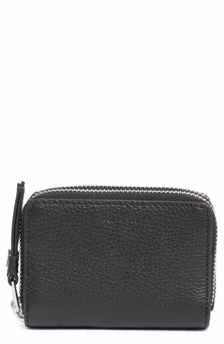 AllSaints Fetch Leather Card Wallet