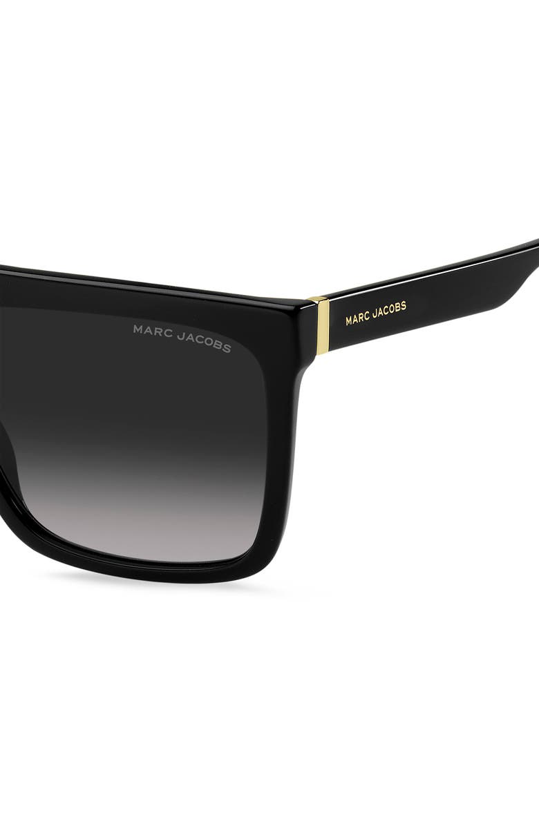 Marc Jacobs 57mm Flat Top Sunglasses, Alternate, color, 