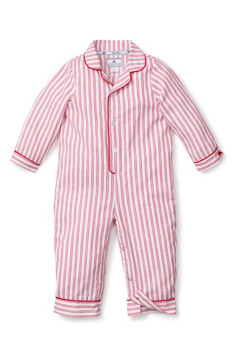 Stripe One-Piece Pajamas