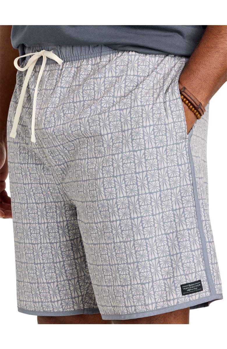 TravisMathew Fit By DXL Big & Tall Cabana Board Shorts, Alternate, color, Heather Grey