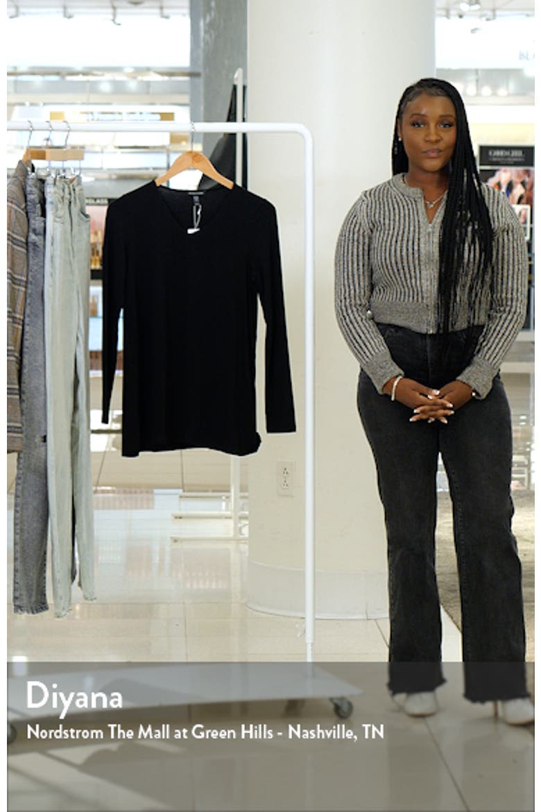 Long Sleeve V-Neck Tunic Top video
