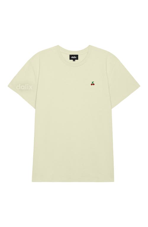 Dalix Womens Lil Cherry Lightweight Everyday Tee In Yellow