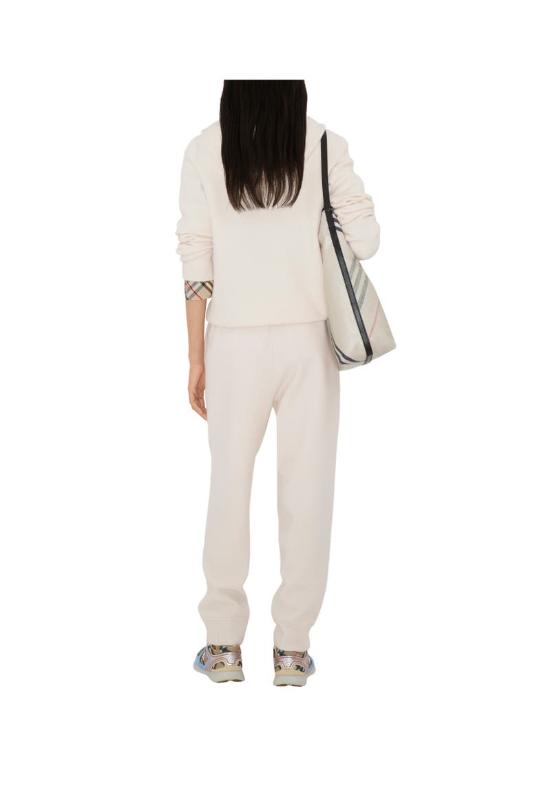 Cashmere Blend Jogging Pants, Alternate, color, Chalk white
