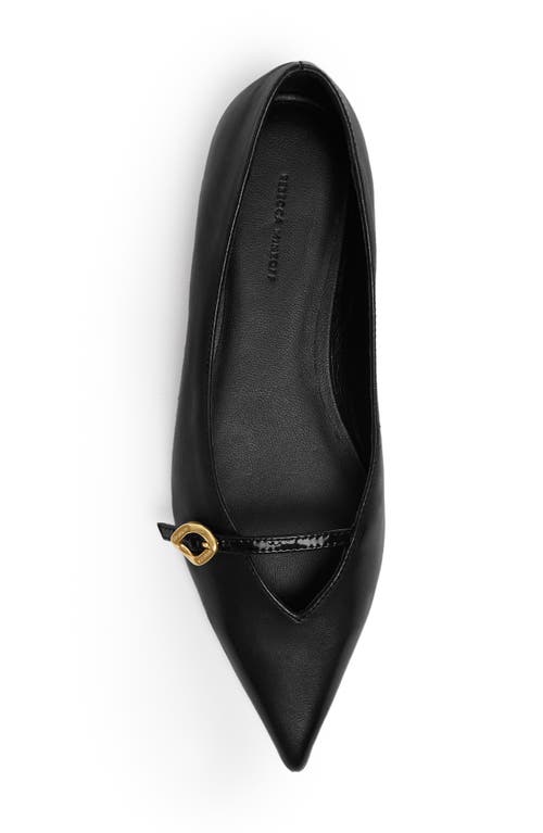 Rebecca Minkoff Pointed Toe Buckle Flat In Multi
