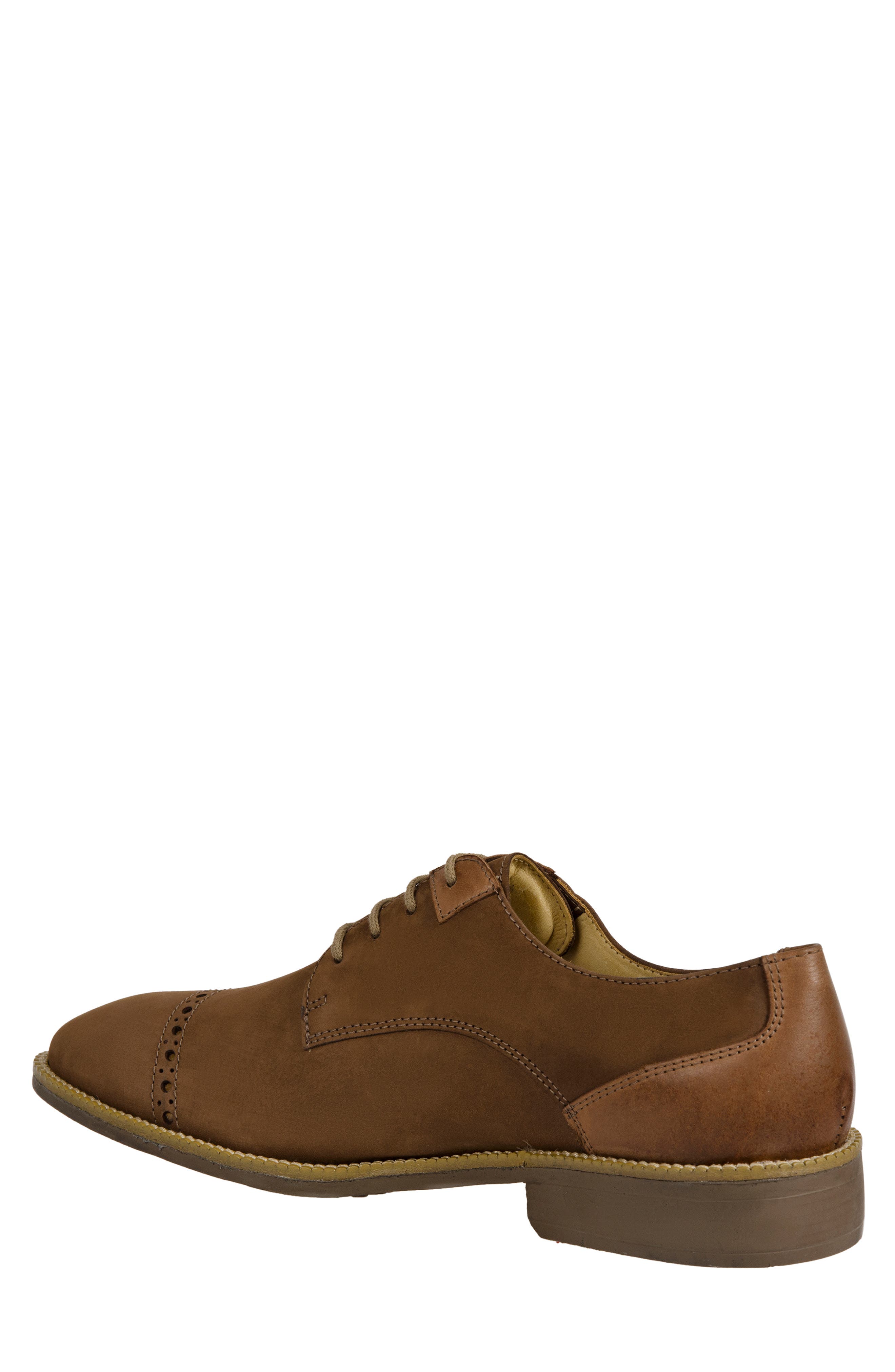 Percy Cap Toe Derby, Alternate, color, BROWN