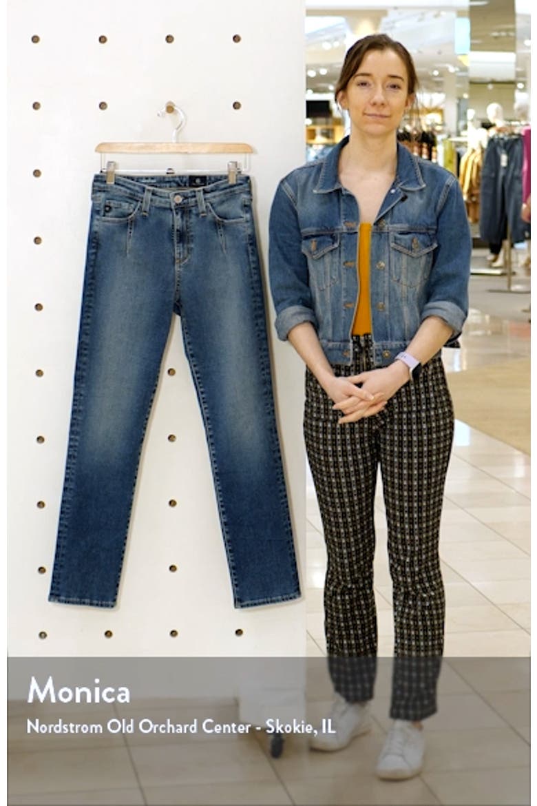 Mari Darted Slim Straight Leg Jeans video