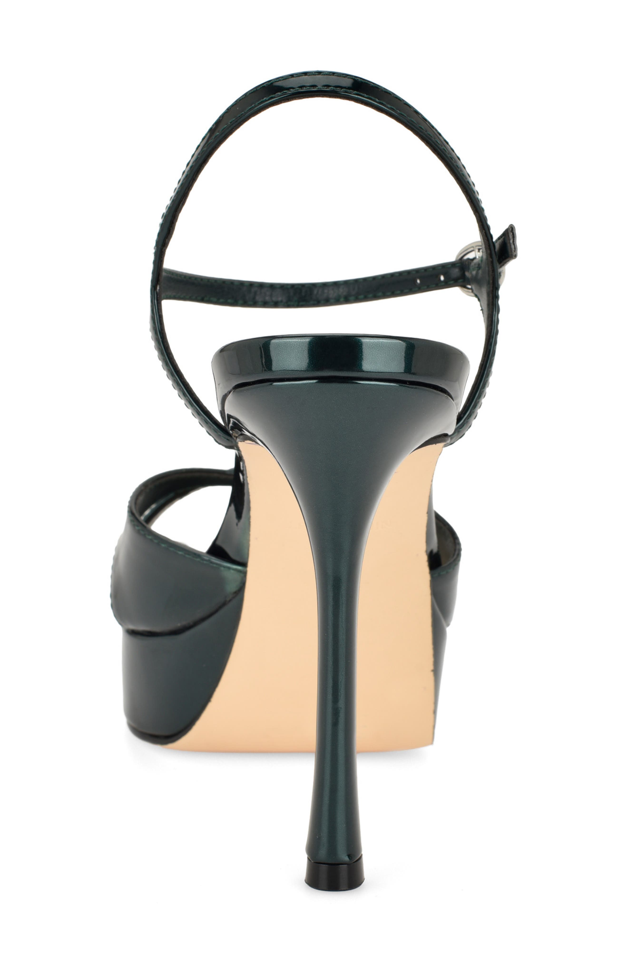 Tates Ankle Strap Platform Sandal, Alternate, color, DARK GREEN